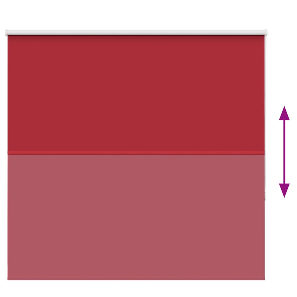 Red roller blind 150x150 cm fabric width 146.6 cm polyester