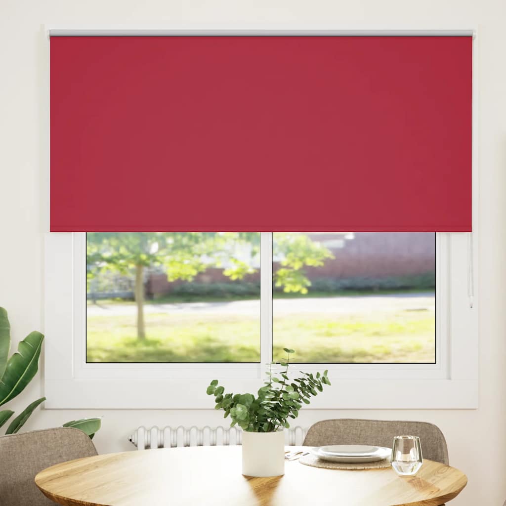 Red roller blind 150x150 cm fabric width 146.6 cm polyester