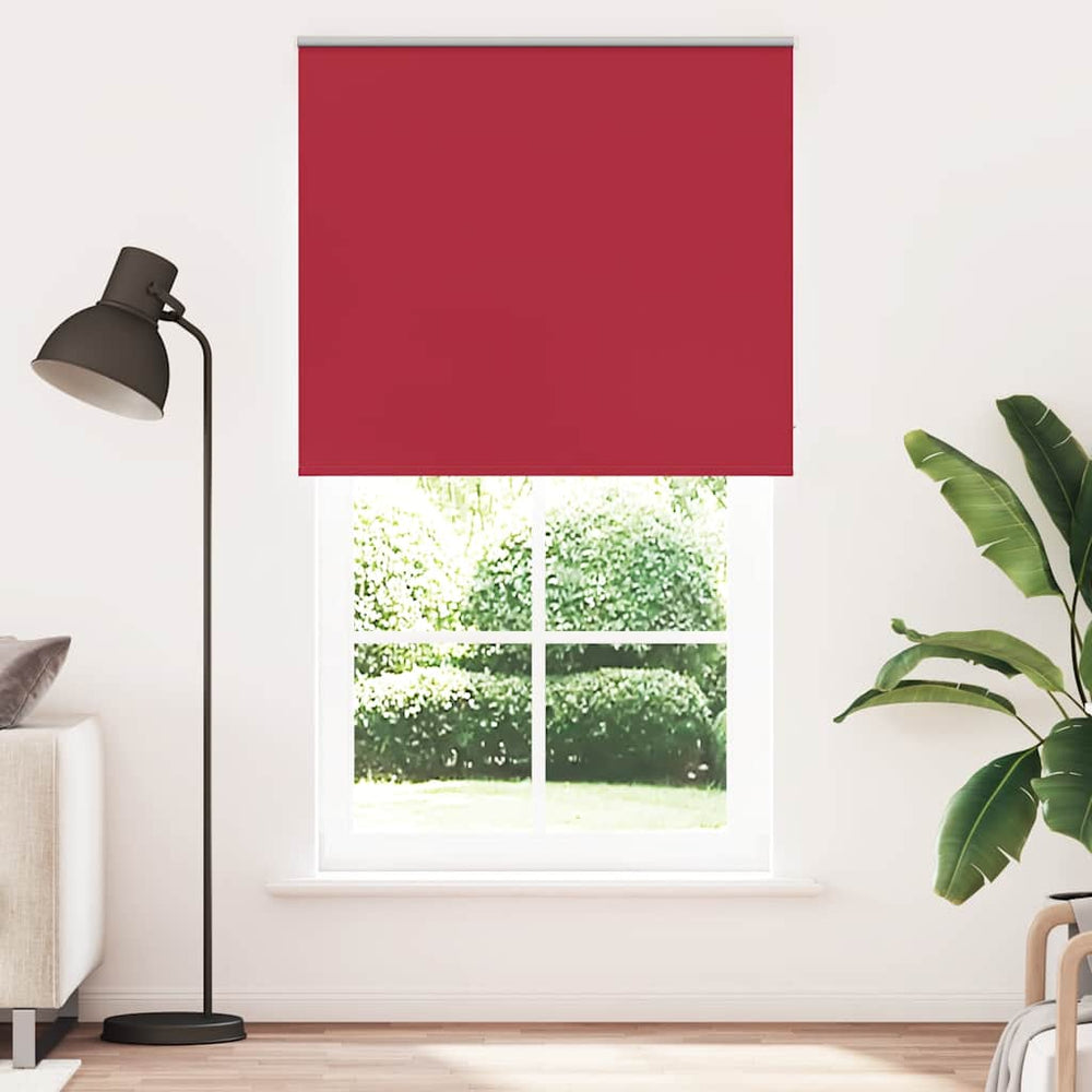 Roletas, neperšlampamas, raudonos spalvos, 130x210 cm, audinys, plotis 126,6 cm, poliesteris
