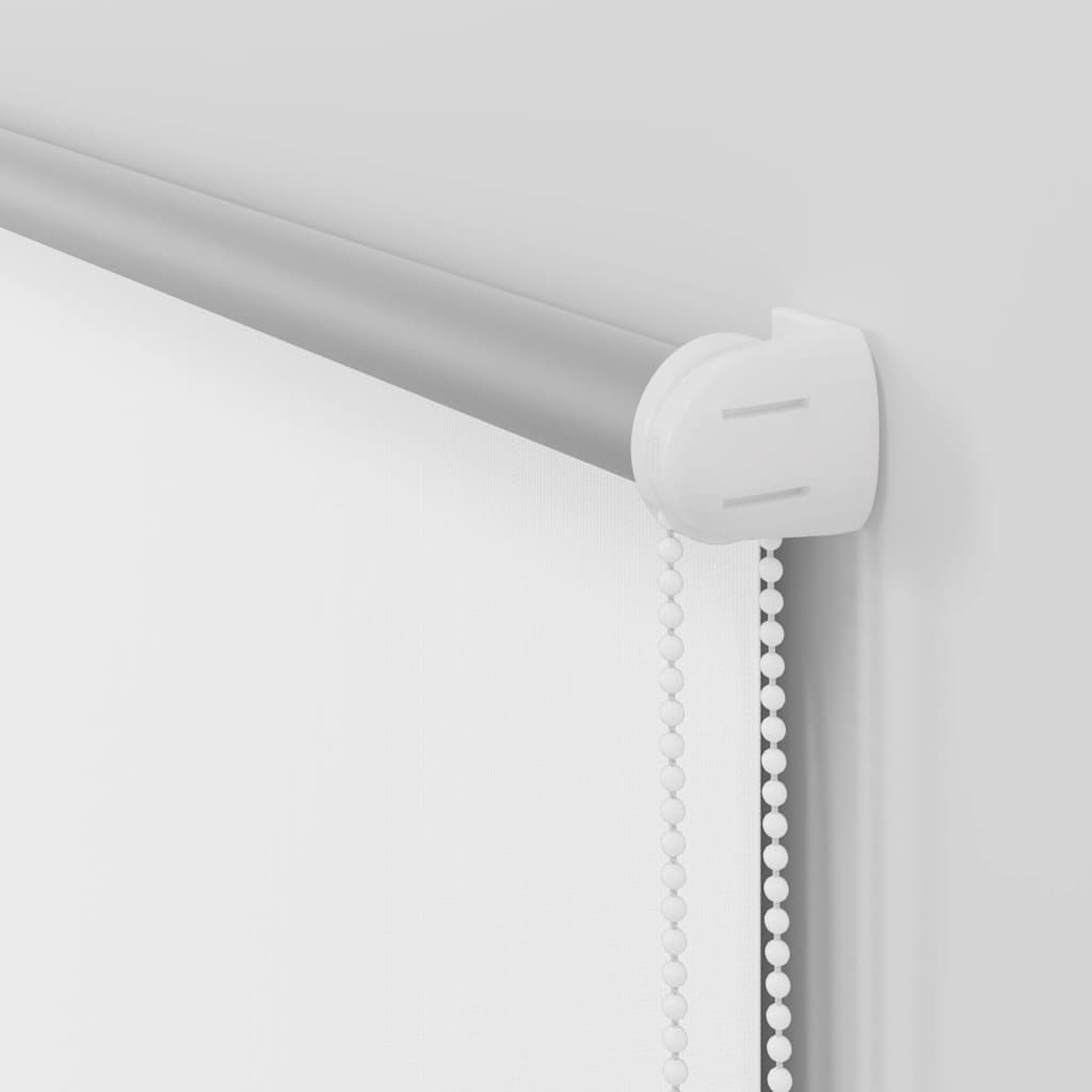 Naktinis roletas baltos spalvos 45x130 cm audinio plotis 40,7cm