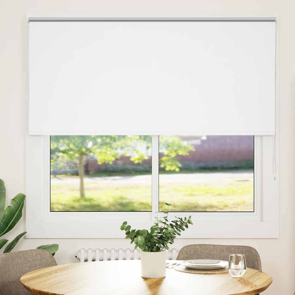 balts rullo žalūzijas auduma platums 150x130 cm ir 146,6 cm