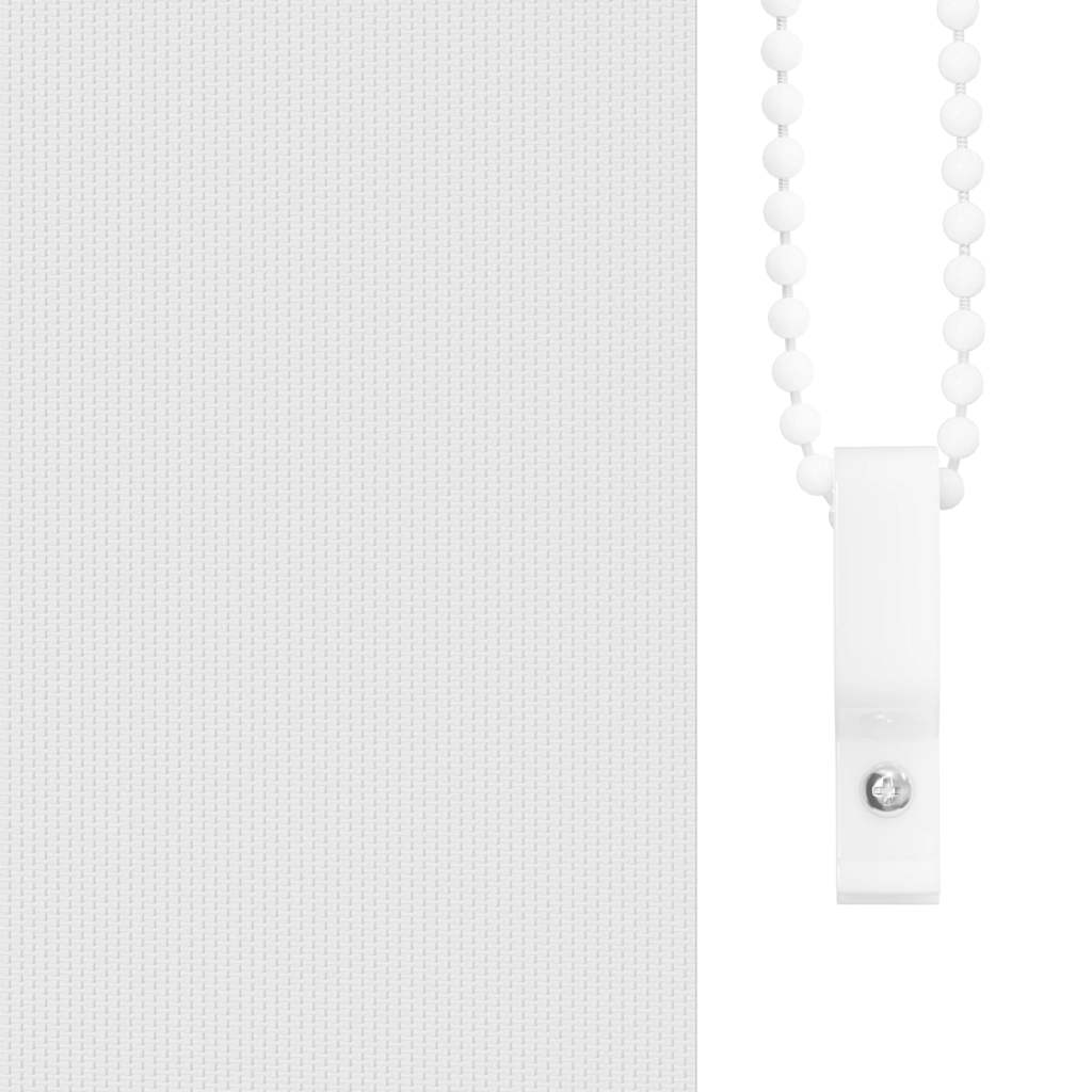 Naktinis roletas baltos spalvos 40x150 cm audinio plotis 35,7cm