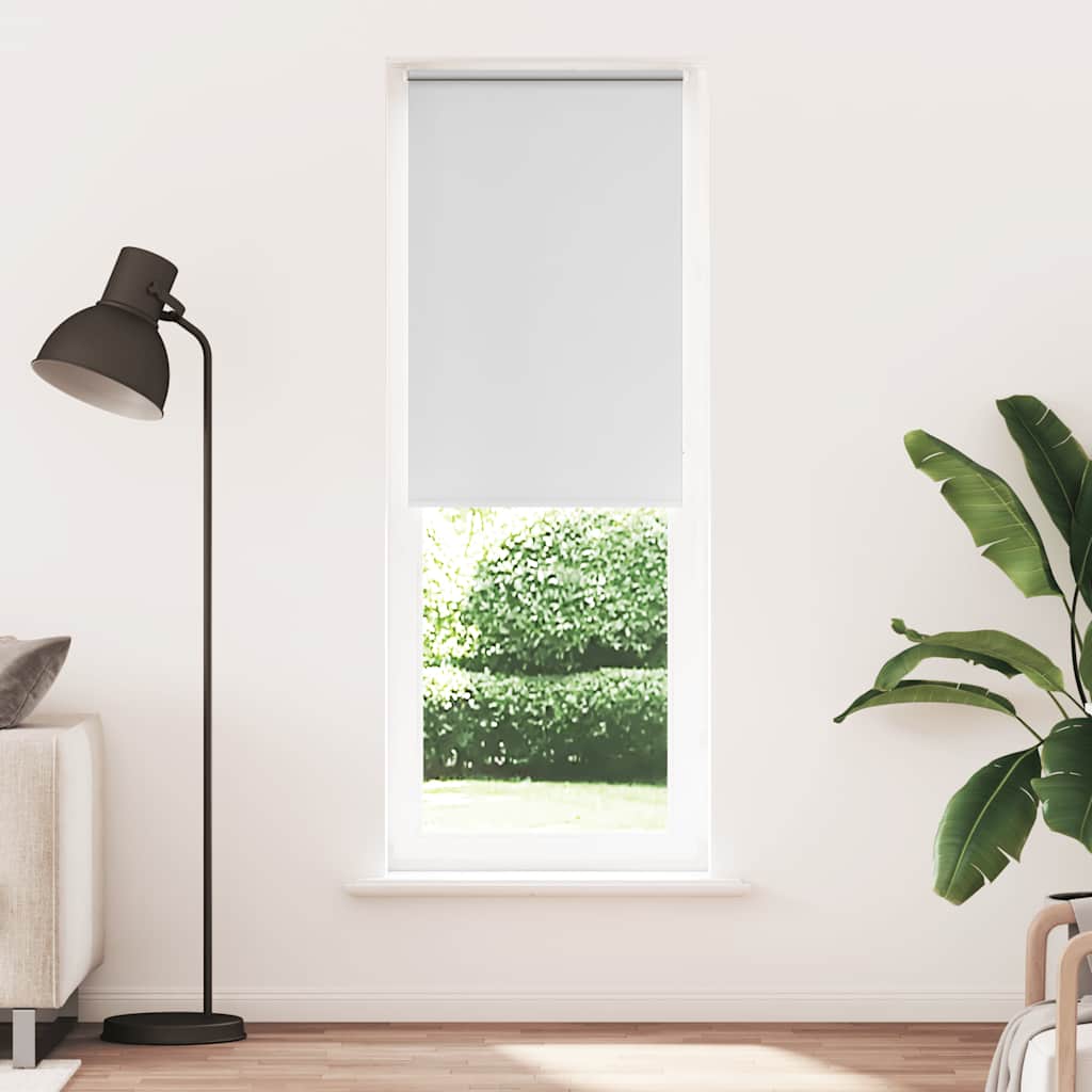 White blackout roller blind 75x210 cm fabric width 70.7 cm