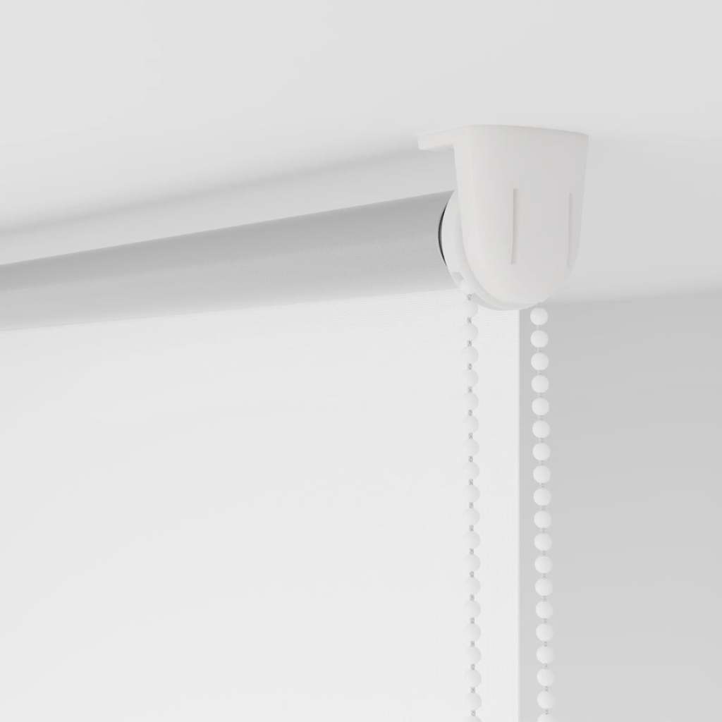White blackout roller blind 75x210 cm fabric width 70.7 cm