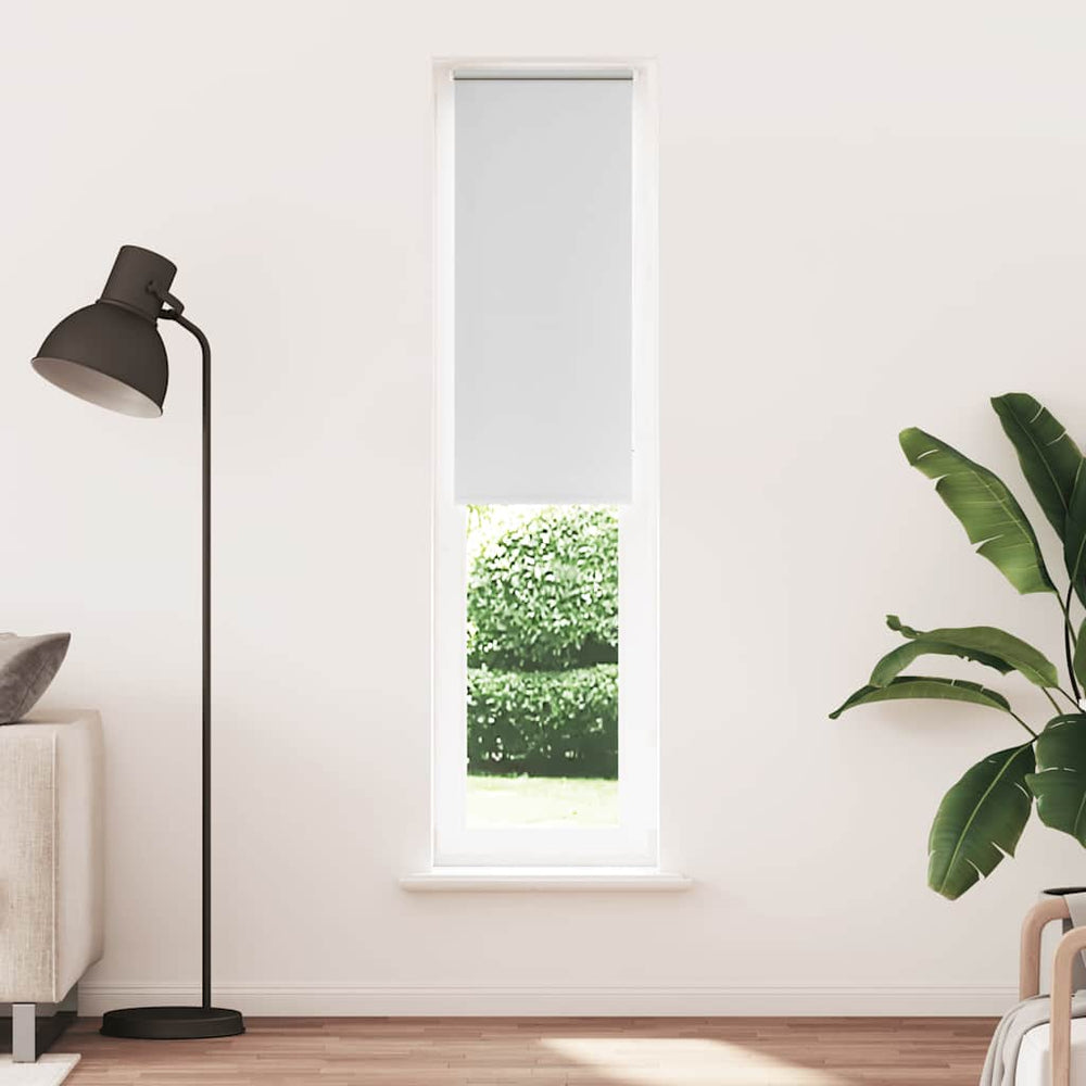 Naktinis roletas baltos spalvos 40x230 cm audinio plotis 35,7cm