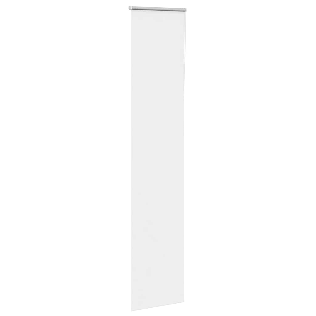 Naktinis roletas baltos spalvos 40x230 cm audinio plotis 35,7cm