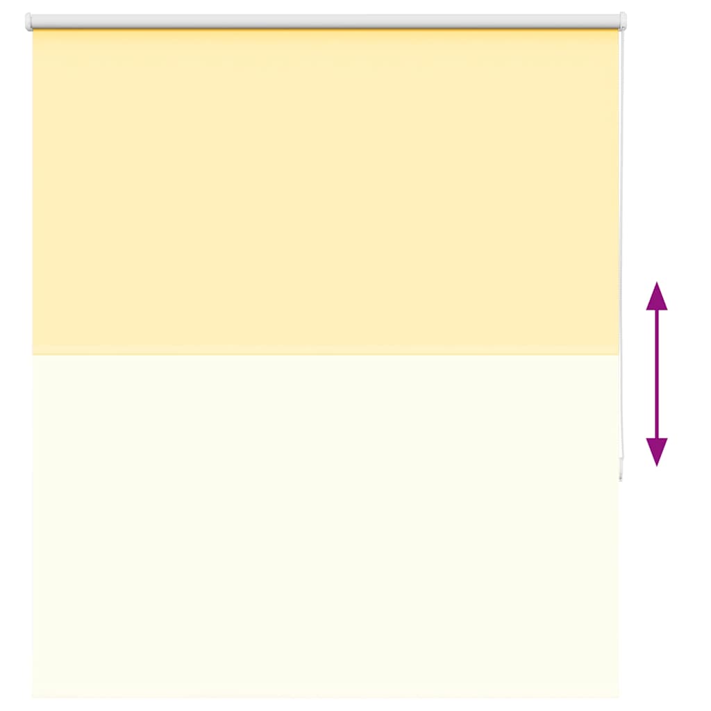 Yellow roller blind 140x150 cm fabric width 136.6 cm polyester