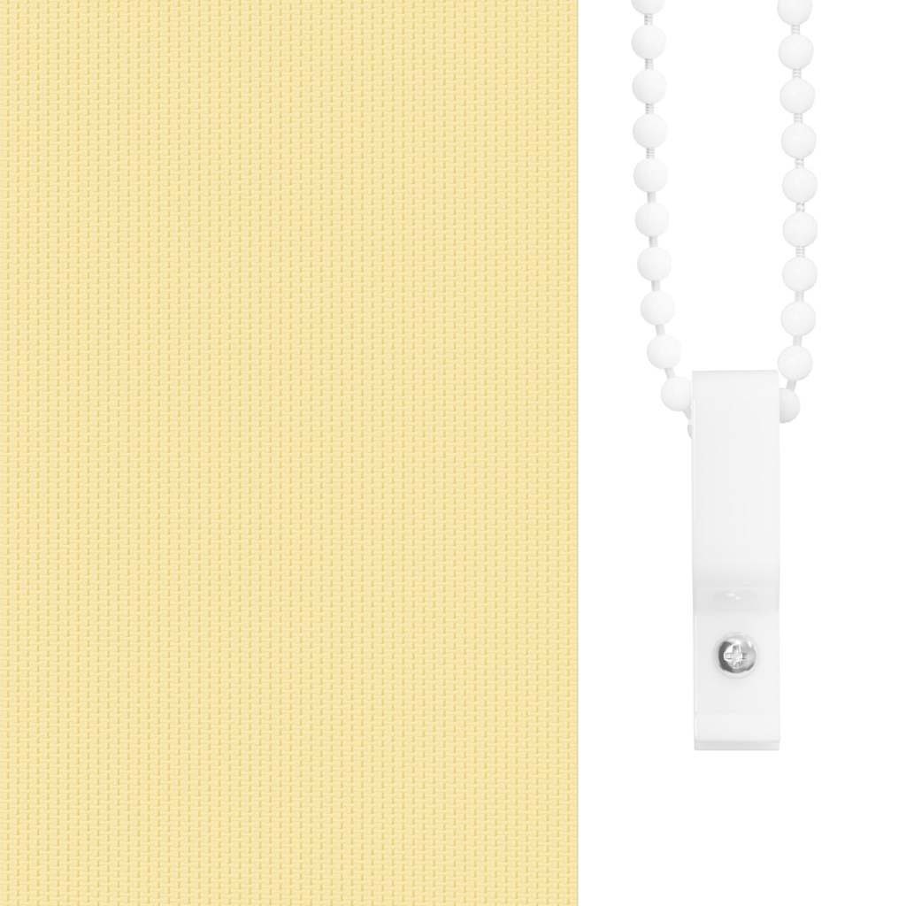 Yellow roller blind 140x150 cm fabric width 136.6 cm polyester