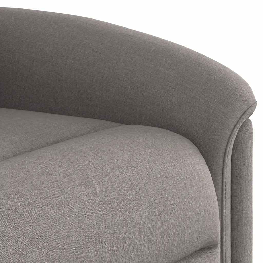 Recliner, taupe, fabric