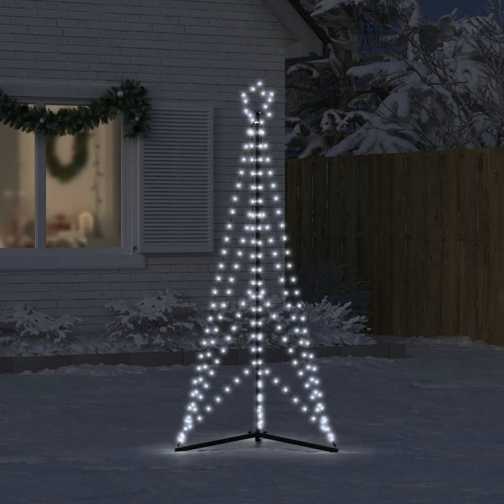 LED Kalėdų eglutė MOON EVERGREEN, 363 LEDs Šalta Balta 182 cm.