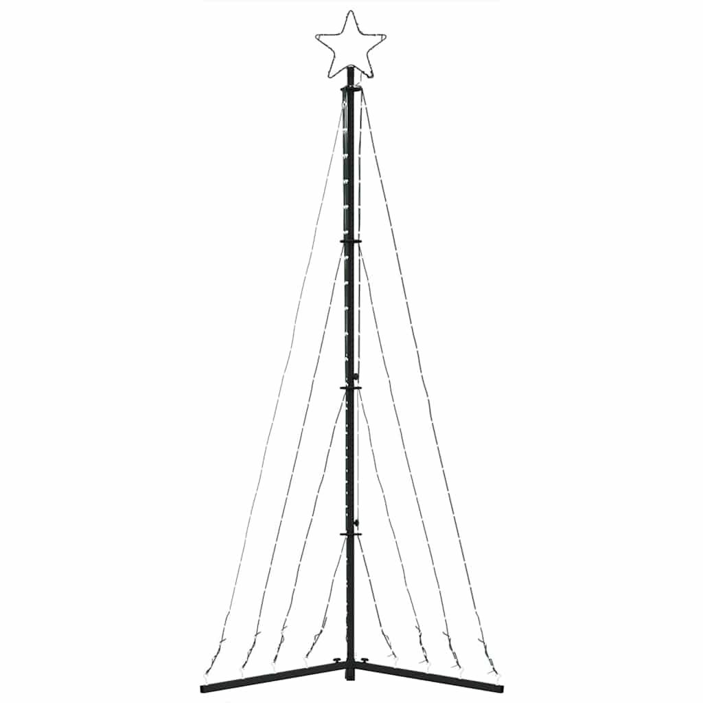 LED Kalėdų eglutė 339 LED Šiltai Balta 182 cm