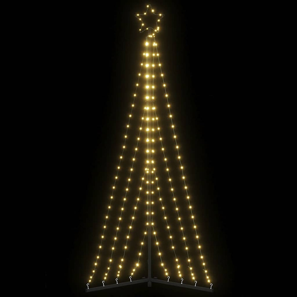 LED Ziemassvētku eglīte MOON EVERGREEN, 339 LED silti balta 182 cm.
