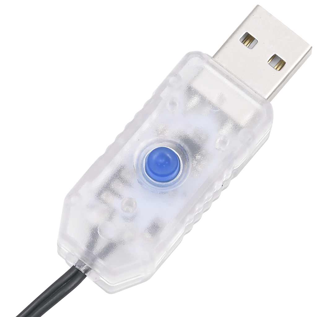 LED Kalėdų eglutė 339 LED Šalta Balta 182 cm