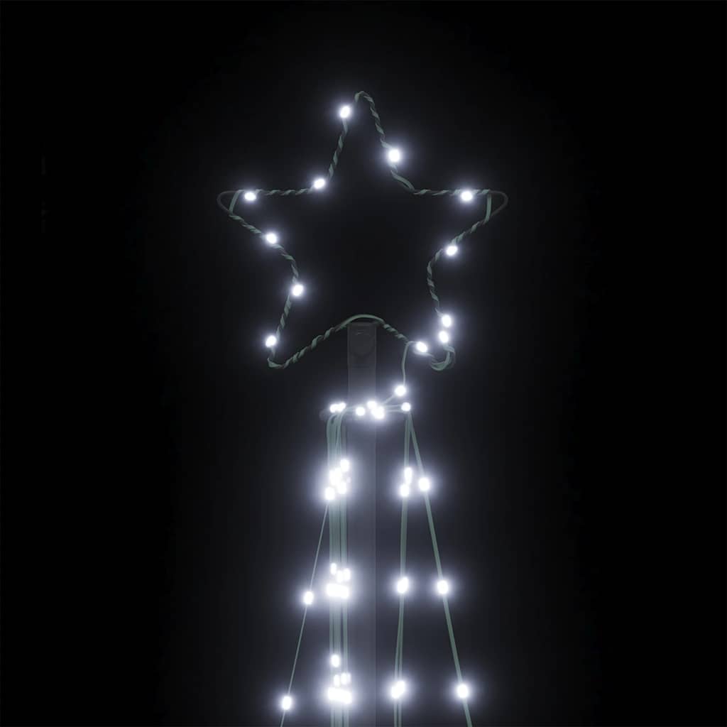 LED Kalėdų eglutė 339 LED Šalta Balta 182 cm