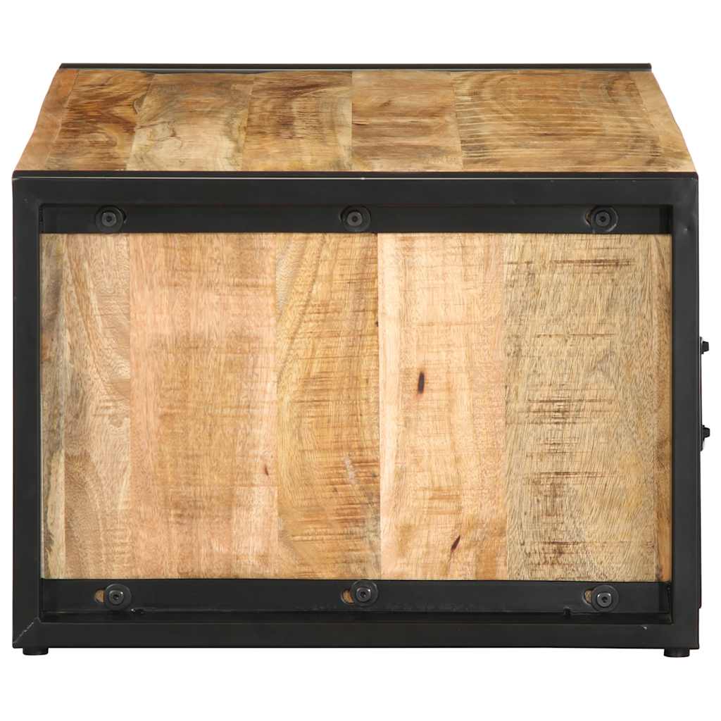 Kavos staliukas 90x50x36 cm Masyvus Rough Wood Mango