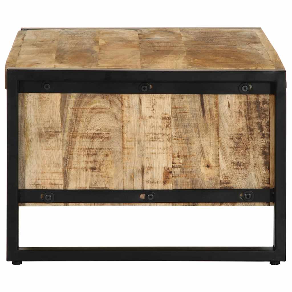 Kavos staliukas 90x50x36 cm Masyvus Rough Wood Mango