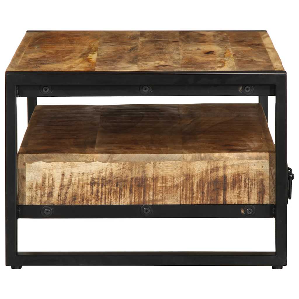Kavos staliukas 90x50x36 cm Masyvus Rough Wood Mango