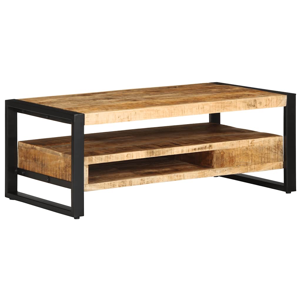 Kavos staliukas 90x50x36 cm Masyvus Rough Wood Mango