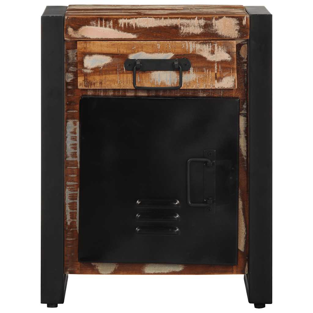 Bedside cabinet, 40x30x50cm, solid reclaimed wood