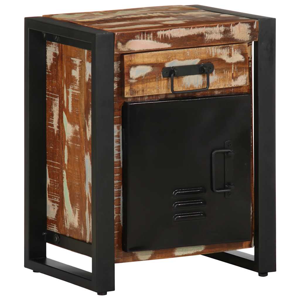 Bedside cabinets, 2 pcs., solid mango wood