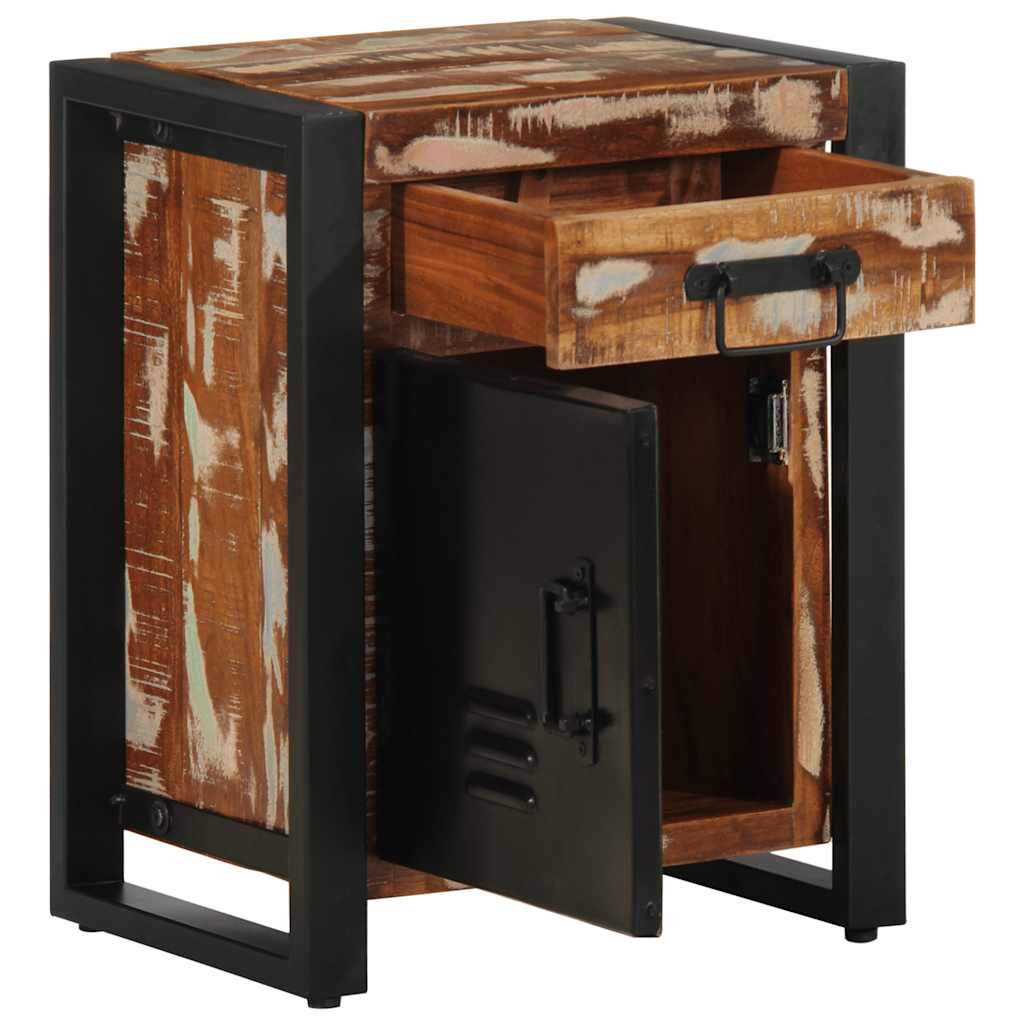 Bedside cabinets, 2 pcs., solid mango wood