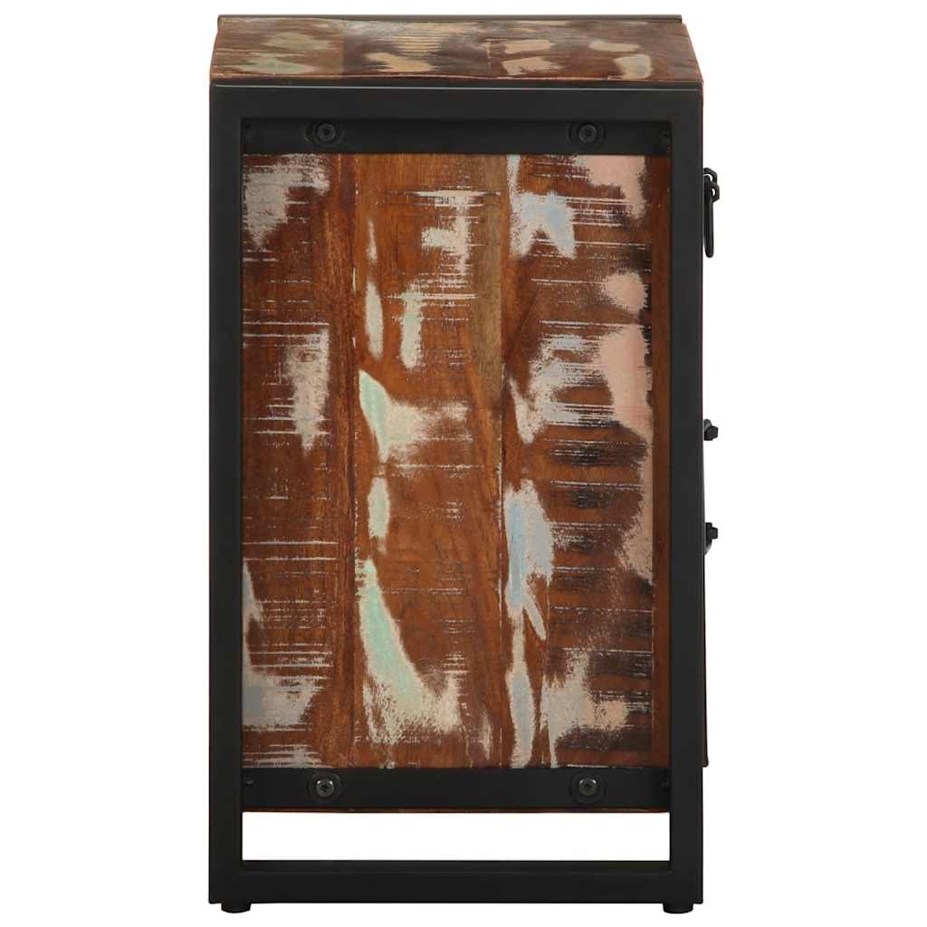Bedside cabinets, 2 pcs., solid mango wood