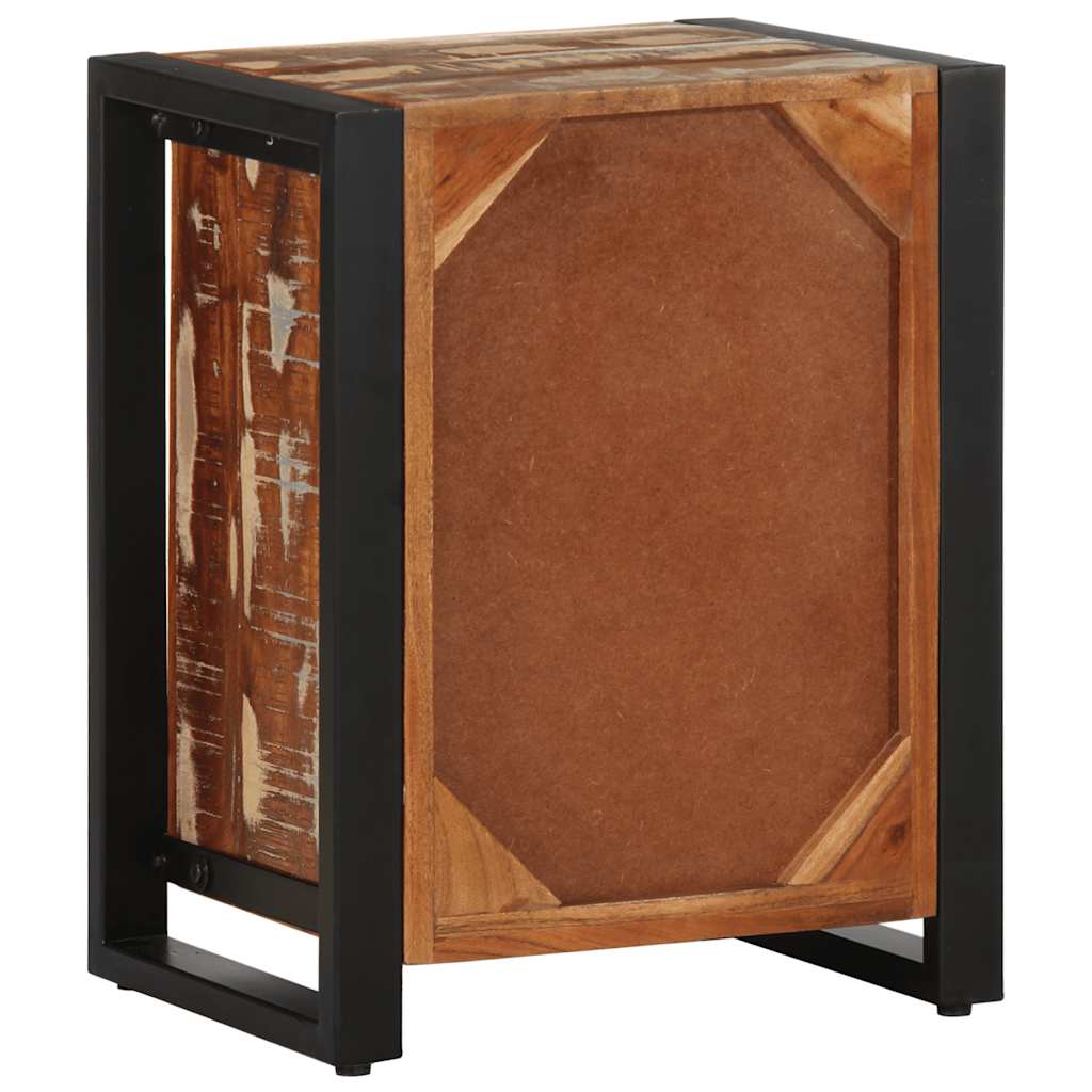 Bedside cabinets, 2 pcs., solid mango wood