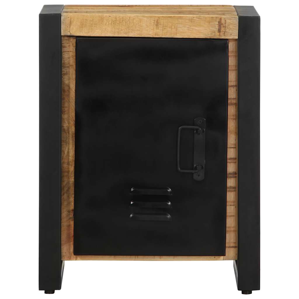 Bedside cabinets, 2 pcs., solid mango wood