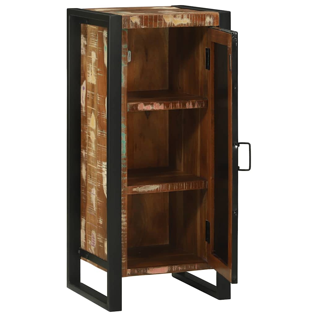 Bathroom Cabinet with Storage Brown Solid Reclaimed Wood