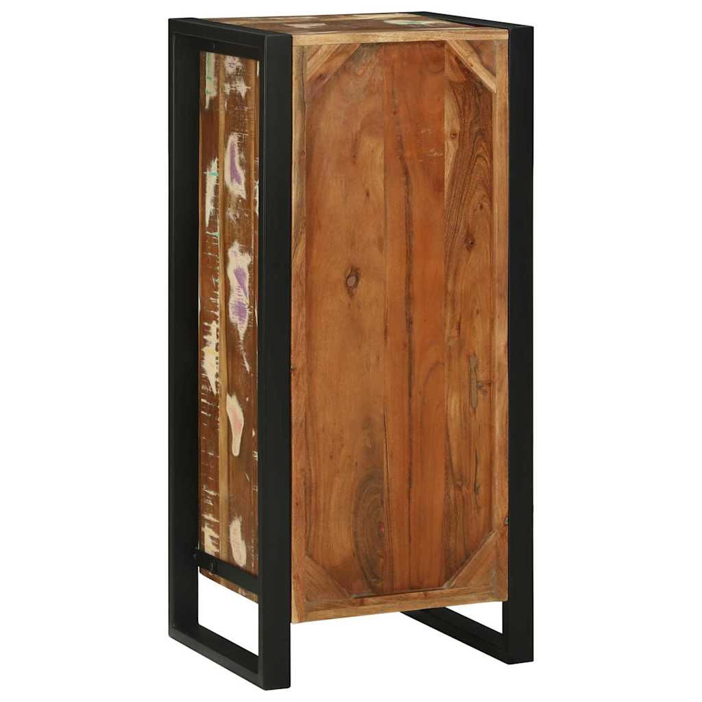 Bathroom Cabinet with Storage Brown Solid Reclaimed Wood