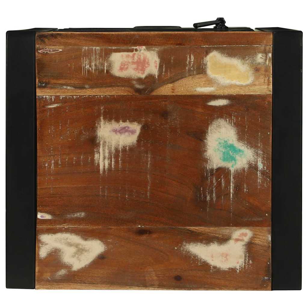 Bathroom Cabinet with Storage Brown Solid Reclaimed Wood