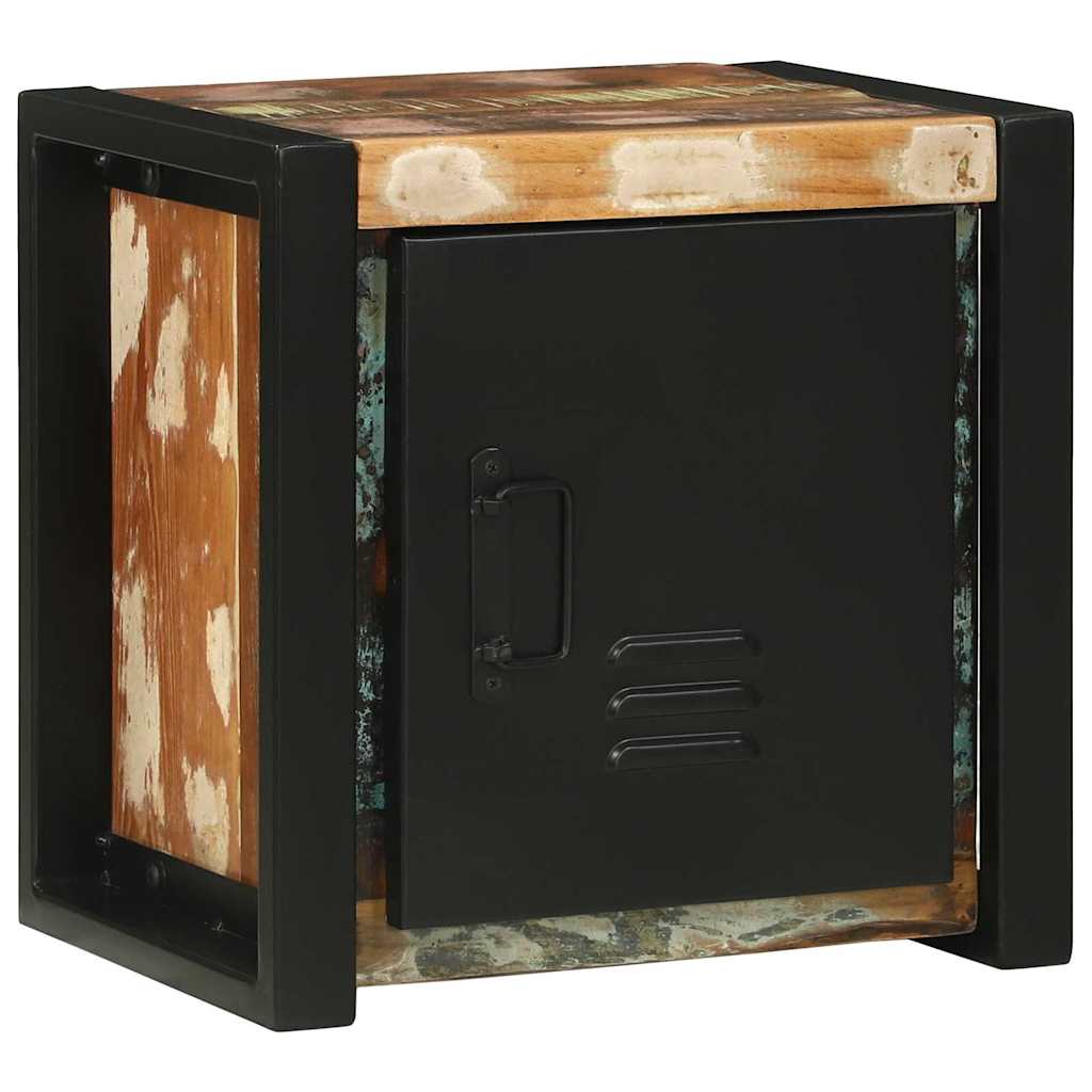 Bathroom Cabinet with Storage Brown Solid Reclaimed Wood