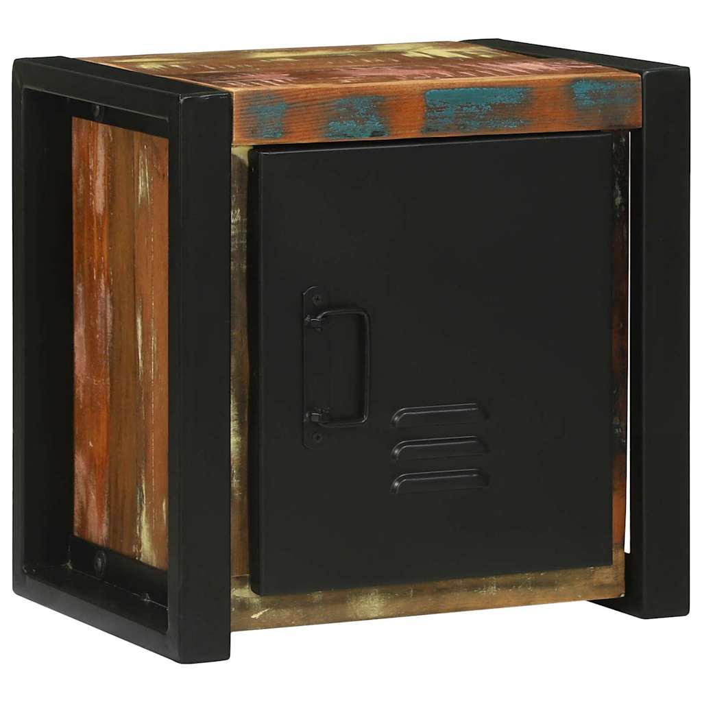 Bathroom Cabinet with Storage Brown Solid Reclaimed Wood