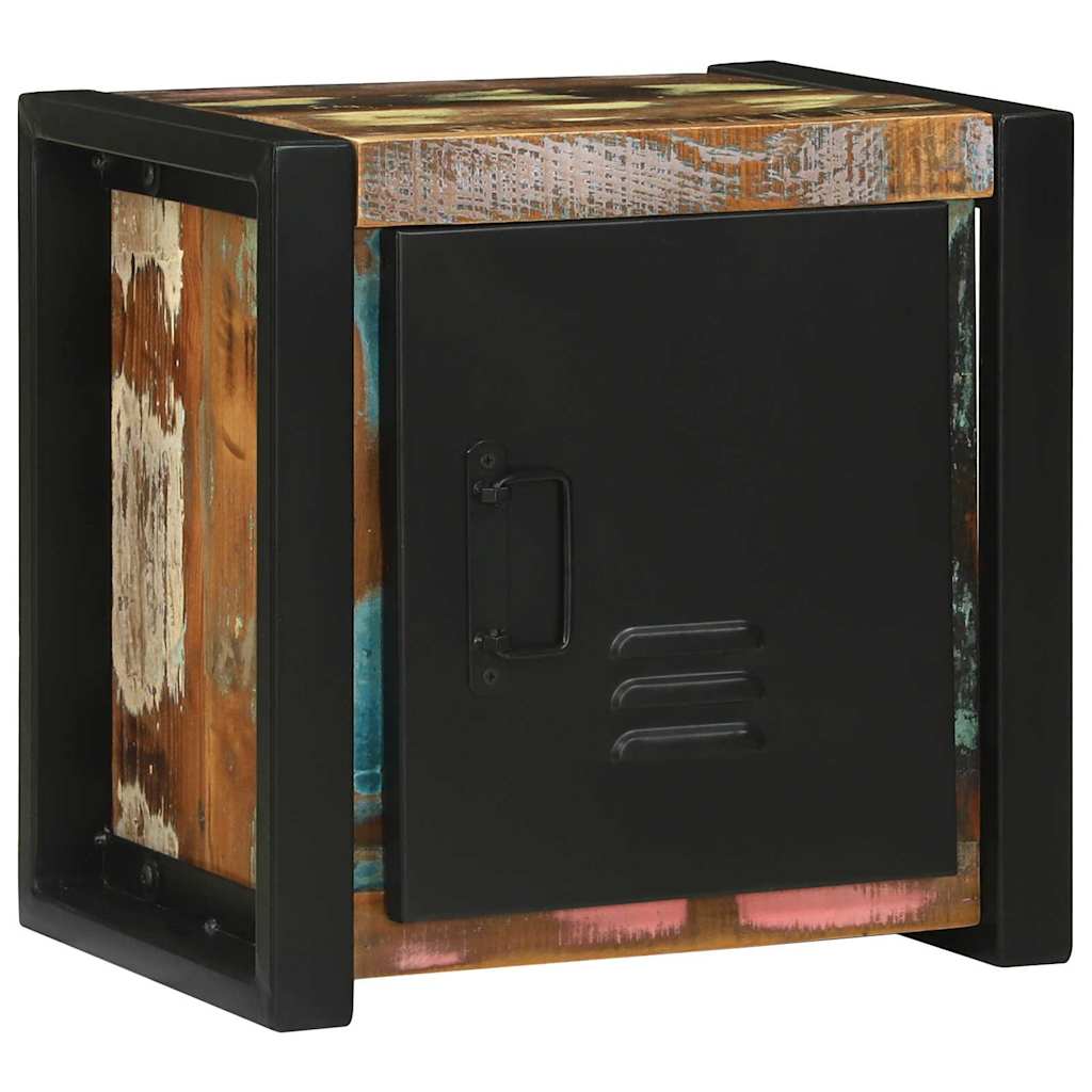 Bathroom Cabinet with Storage Brown Solid Reclaimed Wood