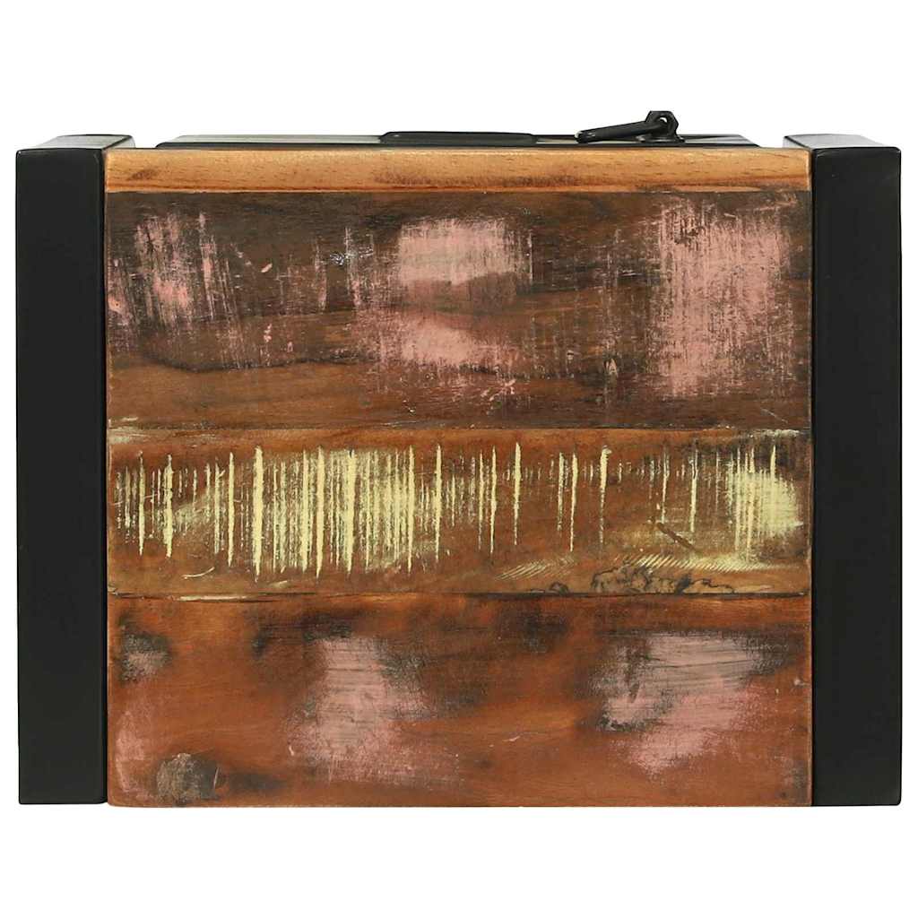 Bathroom Cabinet with Storage Brown Solid Reclaimed Wood