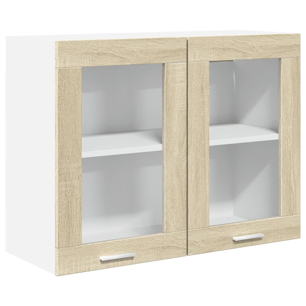 Virtuvės spintelių komplektas, Lyon, 7 dalių, ąžuolo, mediena