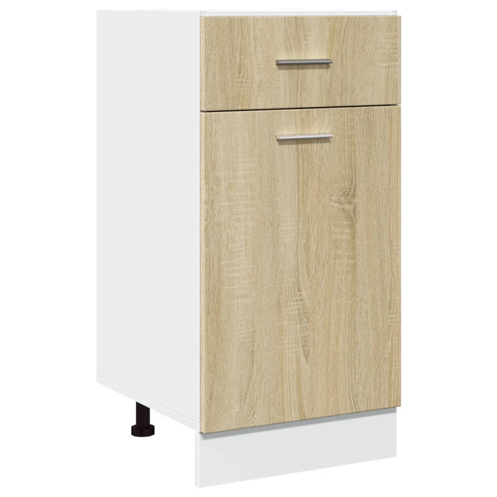 Kitchen cabinet set, 7-piece, "Lyon", oak