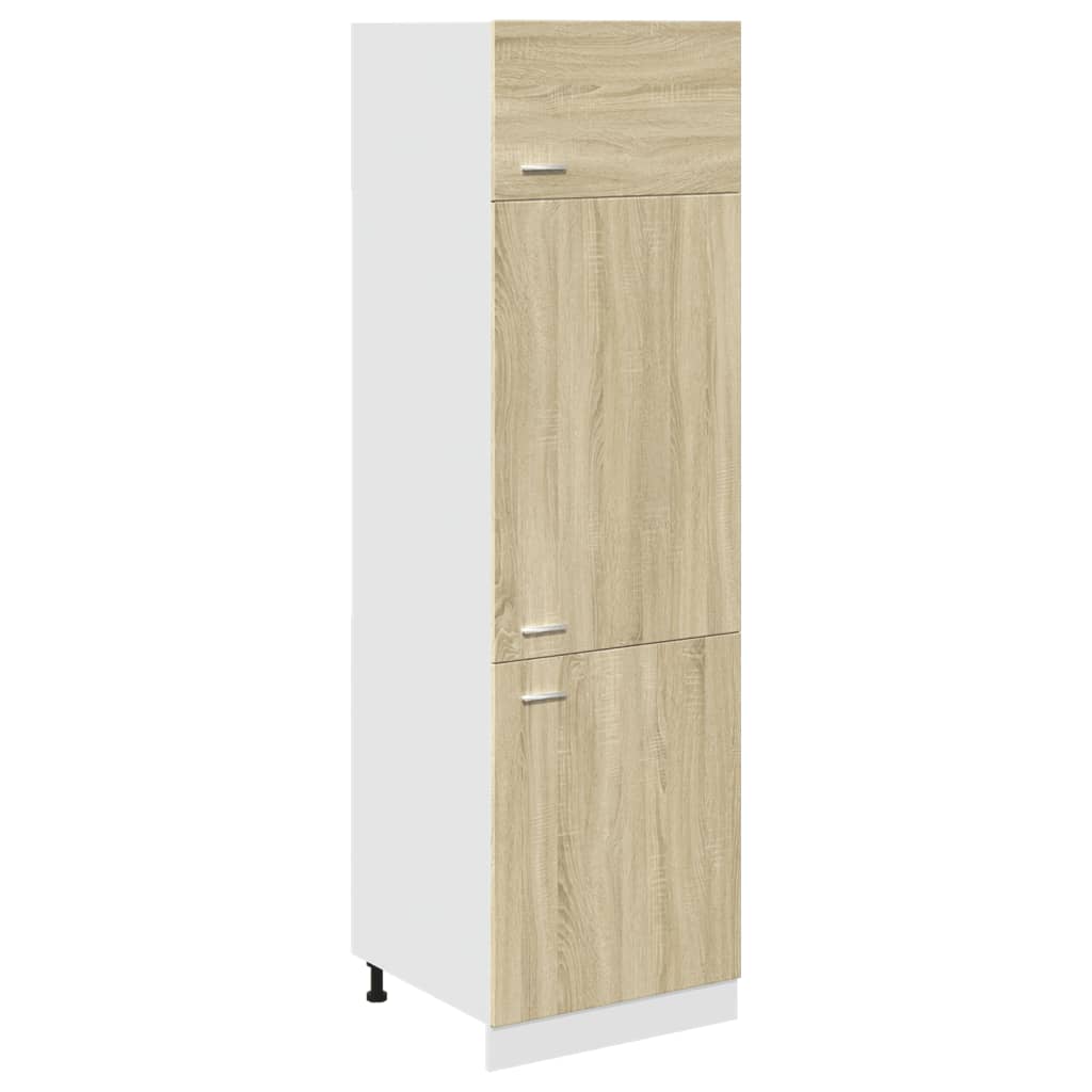 Kitchen cabinet set, 7-piece, "Lyon", oak