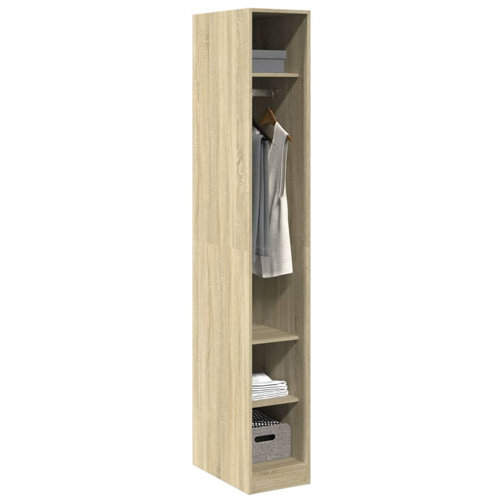 Wardrobe, Sonoma oak, 30x50x200cm, engineered wood