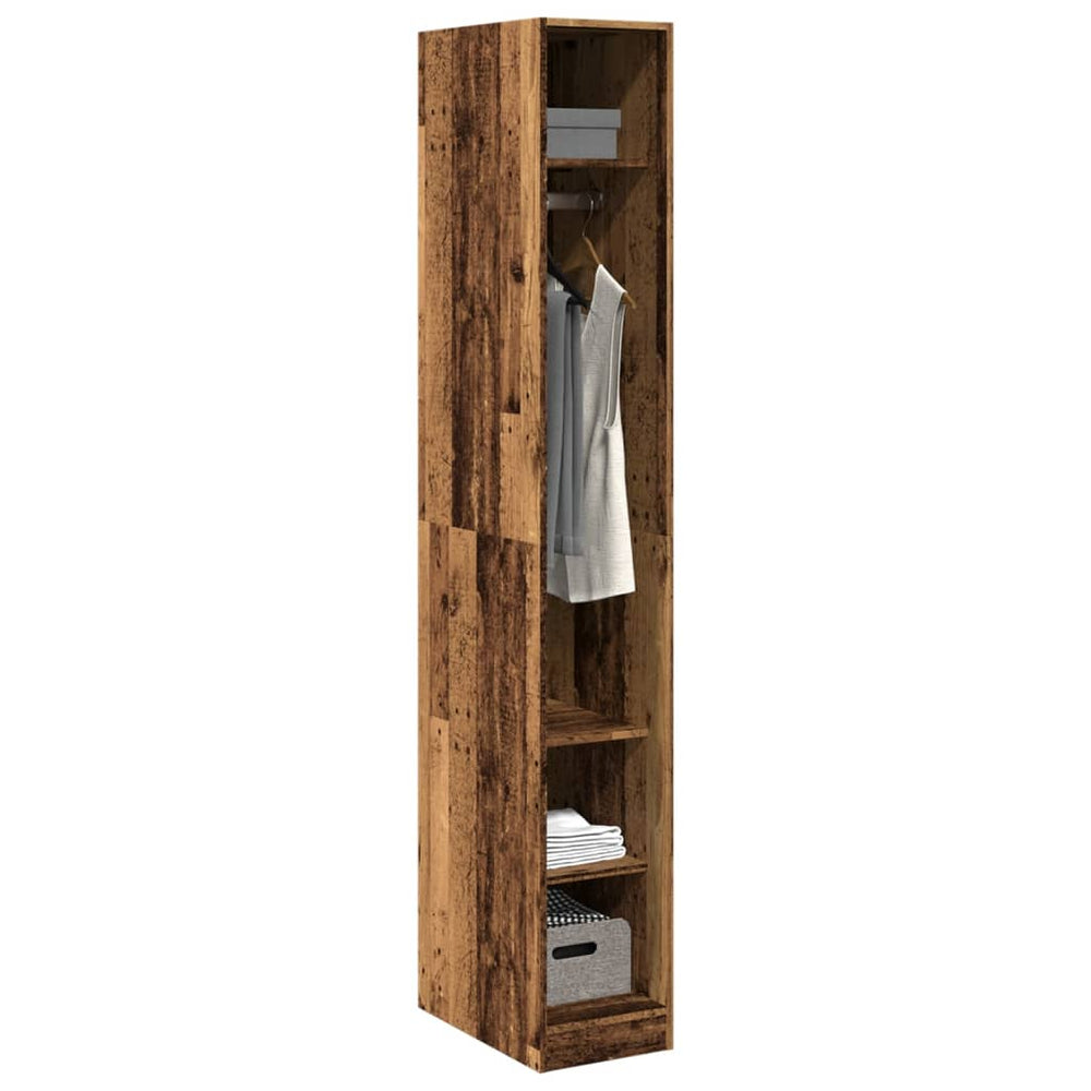 Wardrobe, wood, 30x50x200cm, treated wood