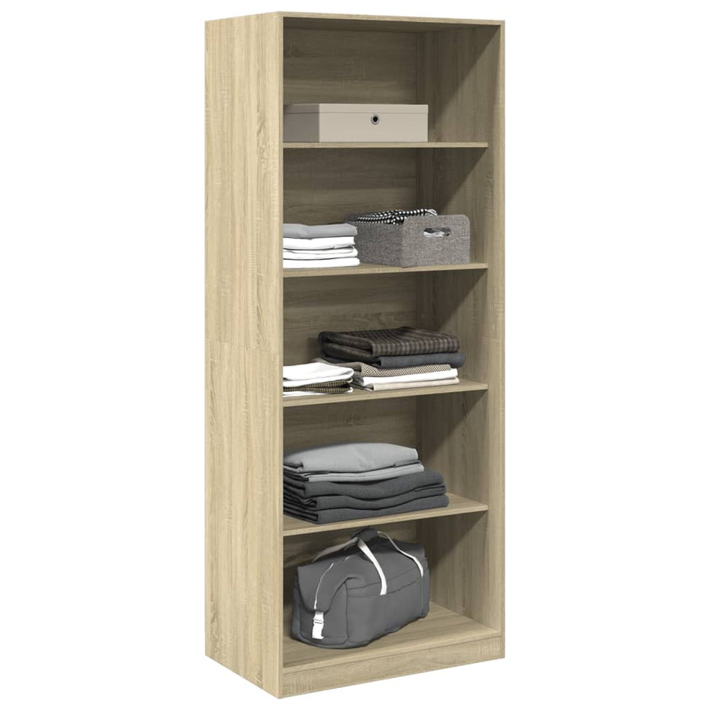 Wardrobe, Sonoma oak, 80x50x200cm, engineered wood
