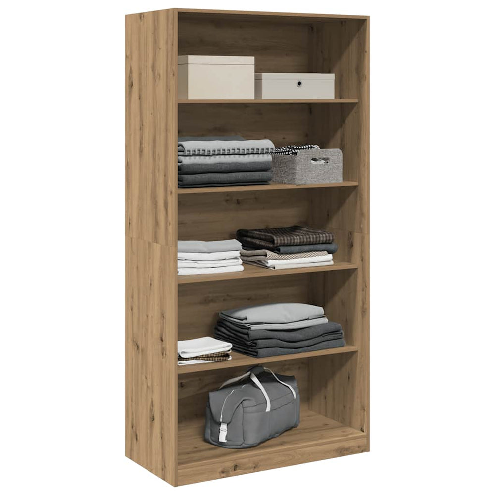 Wardrobe, artisan oak, 100x50x200cm, wood