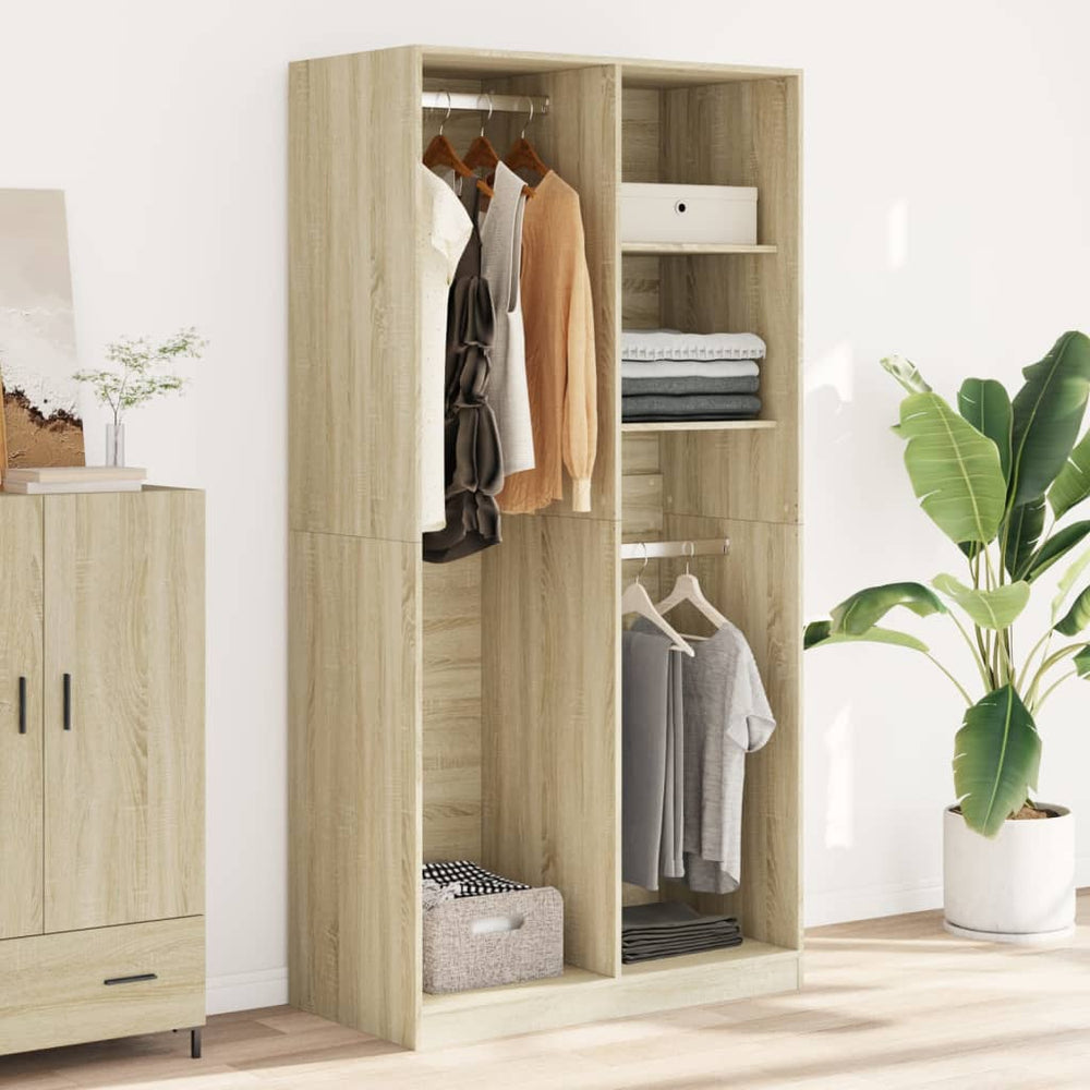 Wardrobe, Sonoma oak, 100x50x200cm, MFC