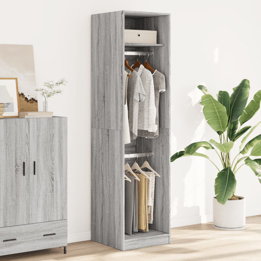 Wardrobe, Sonoma Oak, 50x50x200 cm, MDF