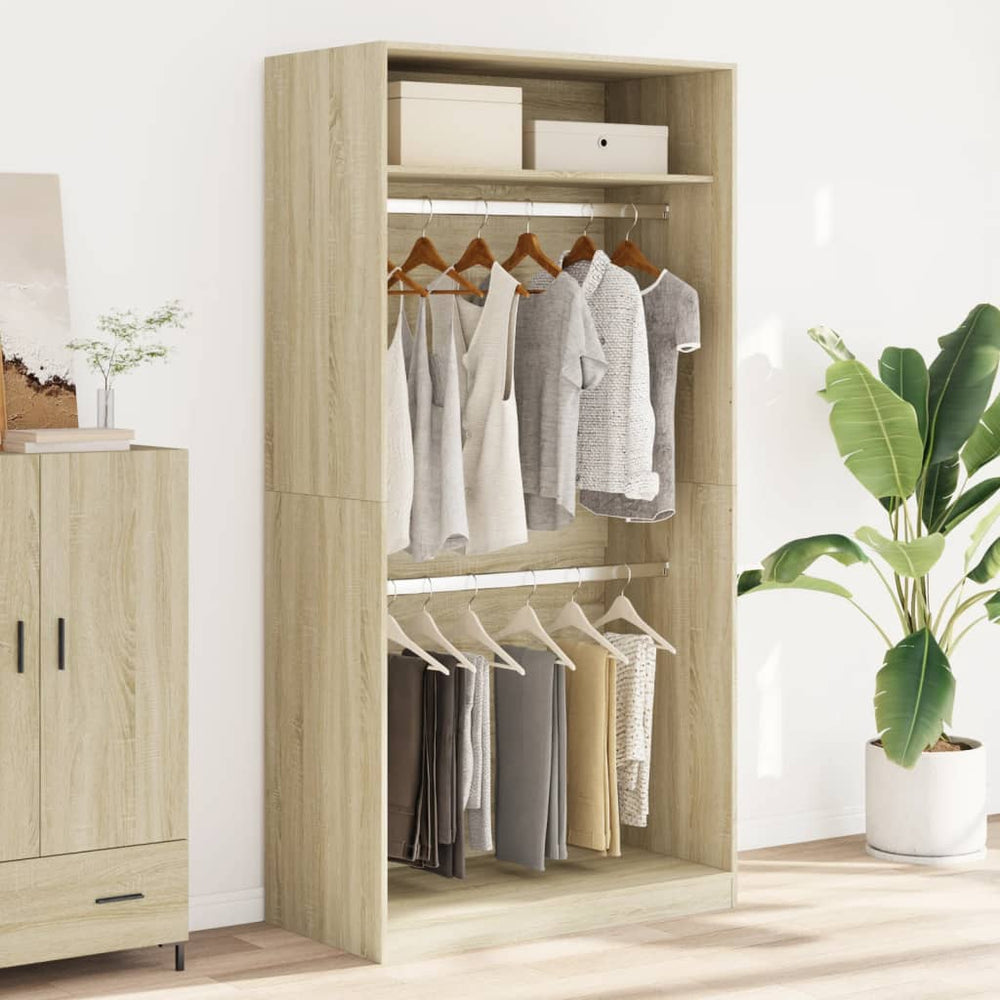 Wardrobe, Sonoma oak, 100x50x200cm, MFC
