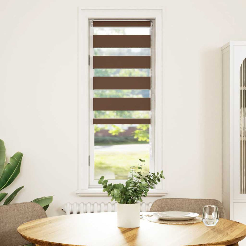 zebrinės žaliuzės 40x150 cm audinio plotis 35,9 cm poliesteris