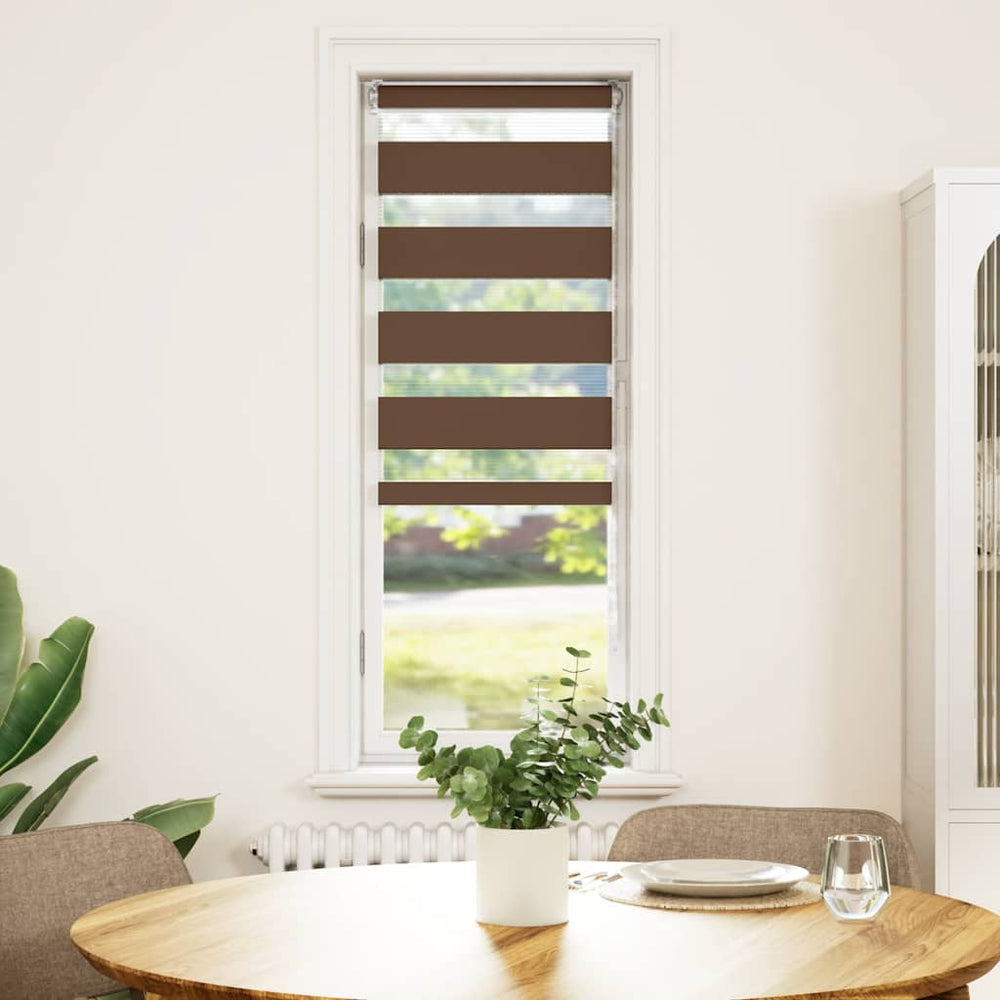 zebrinės žaliuzės 50x150 cm audinio plotis 45,9 cm poliesteris