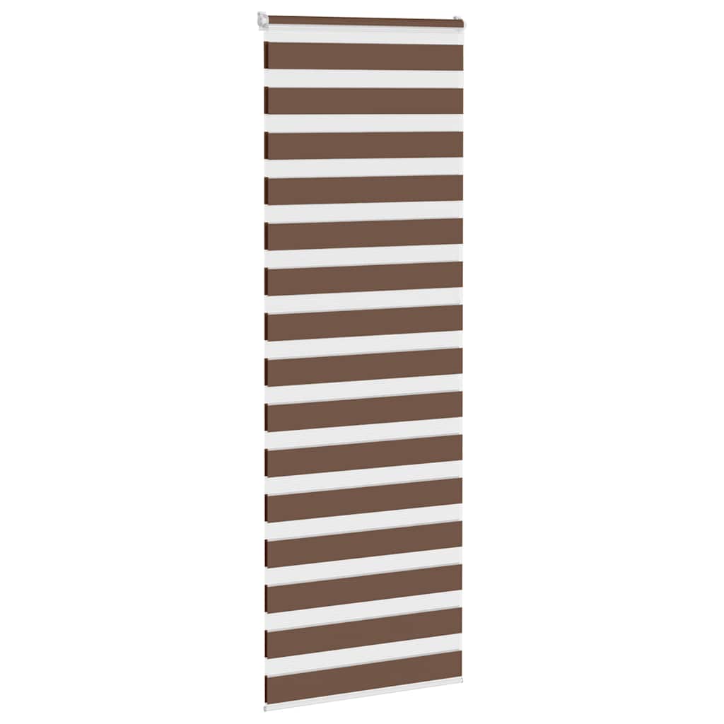 Zebro žaliuzė, ruda, 70x200 cm, audinys, plotis 65,9 cm, poliesteris