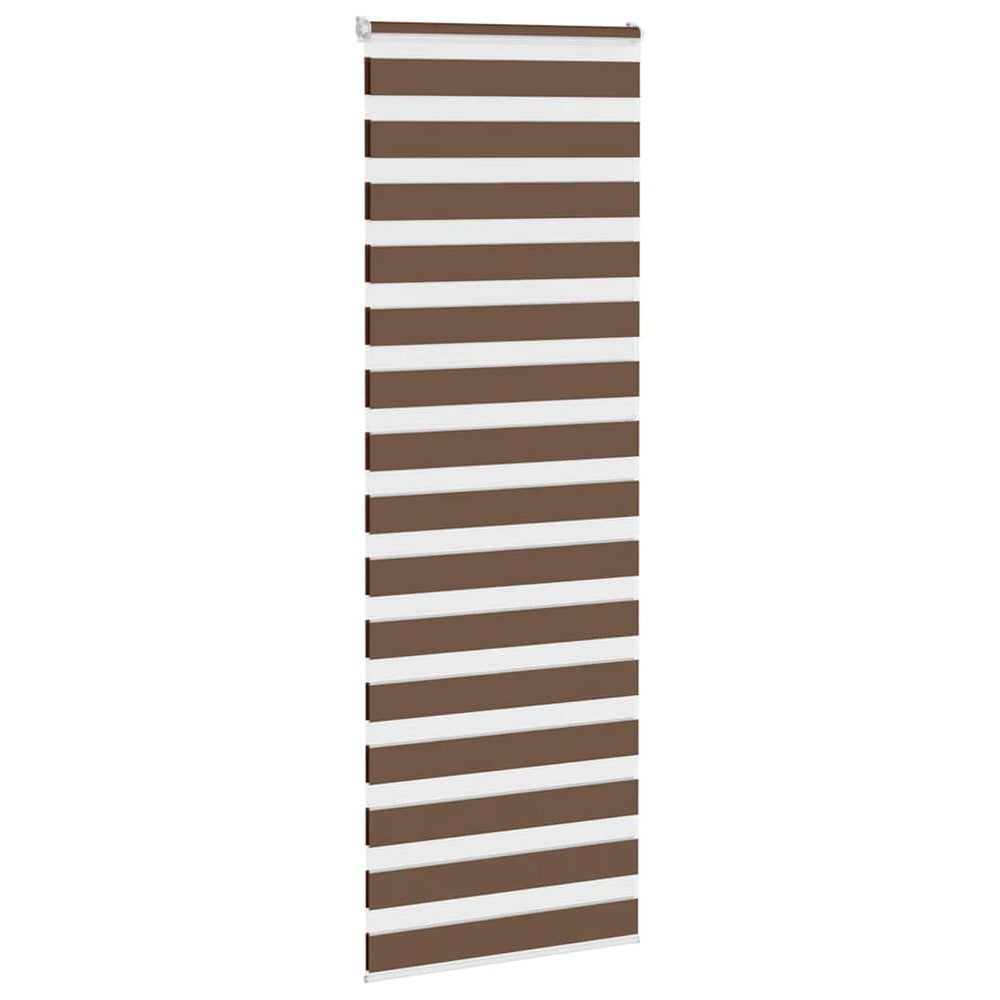 Zebro žaliuzė, ruda, 80x200 cm, audinys, plotis 75,9 cm, poliesteris