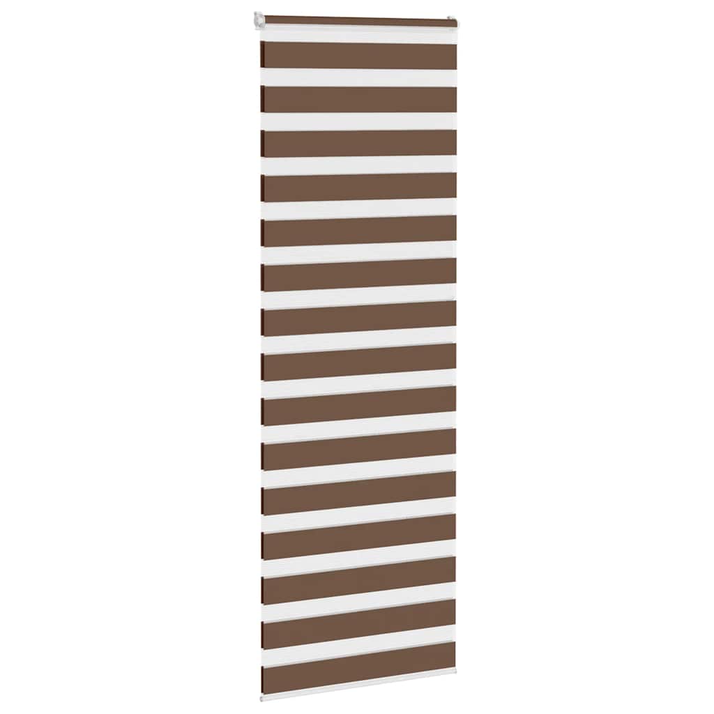 Zebro žaliuzė, ruda, 80x200 cm, audinys, plotis 75,9 cm, poliesteris